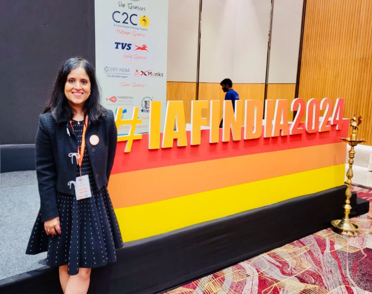 Gunjan Sinha at the IAF India 2024 coaching conference